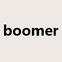 boomer是什么意思