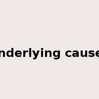 underlying causes是什么意思