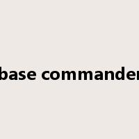 base commander是什么意思