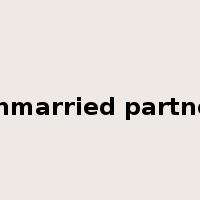 unmarried partner是什么意思