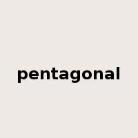 pentagonal是什么意思