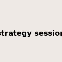 strategy session是什么意思
