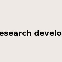 research develop是什么意思