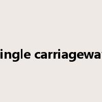 single carriageway是什么意思