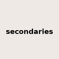 secondaries是什么意思