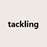 tackling是什么意思