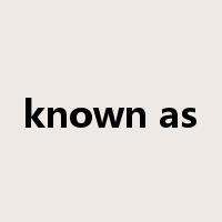 known as是什么意思