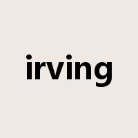 irving是什么意思
