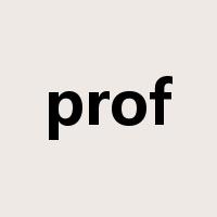 prof是什么意思