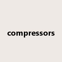 compressors是什么意思