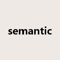 semantic是什么意思