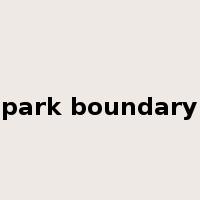 park boundary是什么意思