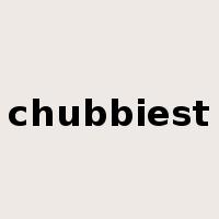 chubbiest是什么意思