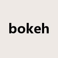 bokeh是什么意思