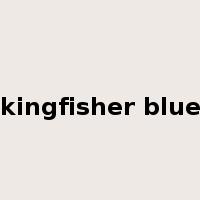 kingfisher blue是什么意思