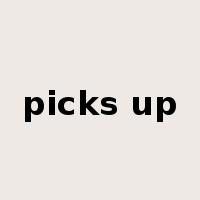 picks up是什么意思