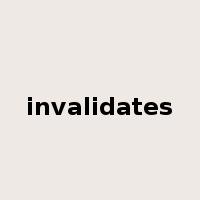 invalidates是什么意思