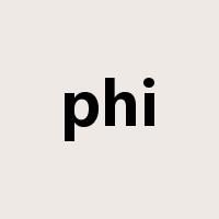 phi是什么意思