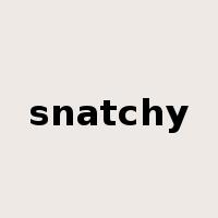 snatchy是什么意思