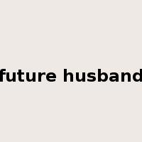 future husband是什么意思
