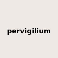 pervigilium是什么意思