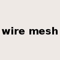 wire mesh是什么意思