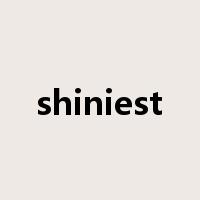 shiniest是什么意思