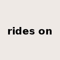 rides on是什么意思