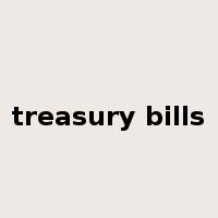 treasury bills是什么意思
