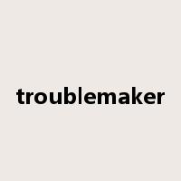 troublemaker是什么意思