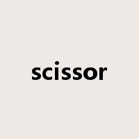 scissor是什么意思