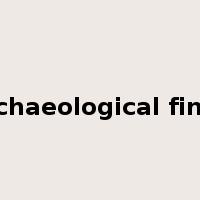 archaeological finds是什么意思