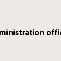 administration official是什么意思