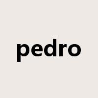 pedro是什么意思