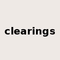 clearings是什么意思