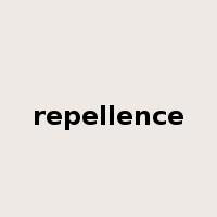 repellence是什么意思