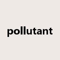 pollutant是什么意思
