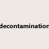 decontamination是什么意思