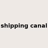 shipping canal是什么意思
