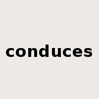 conduces是什么意思