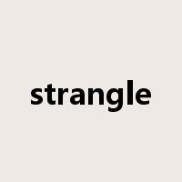 strangle是什么意思