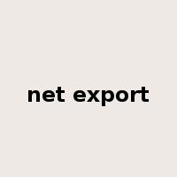 net export是什么意思