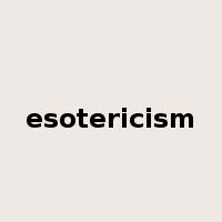 esotericism是什么意思