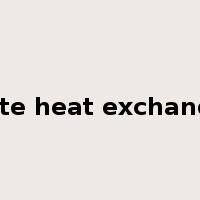 plate heat exchanger是什么意思