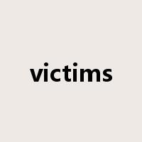 victims是什么意思