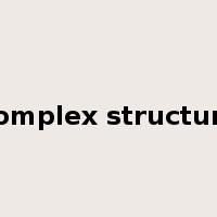 complex structure是什么意思