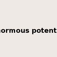 enormous potential是什么意思