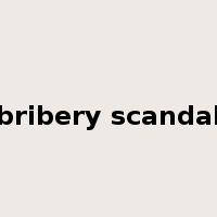 bribery scandal是什么意思