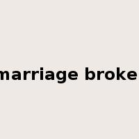 marriage broker是什么意思