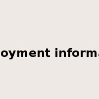 employment information是什么意思